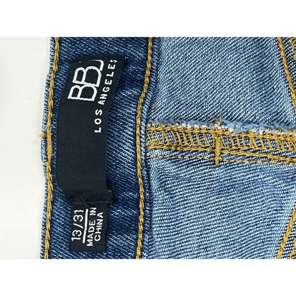 BBJ Los Angeles Medium Ripped Wash High Rise Jeans Womens Size 13/31 - Picture 10 of 11